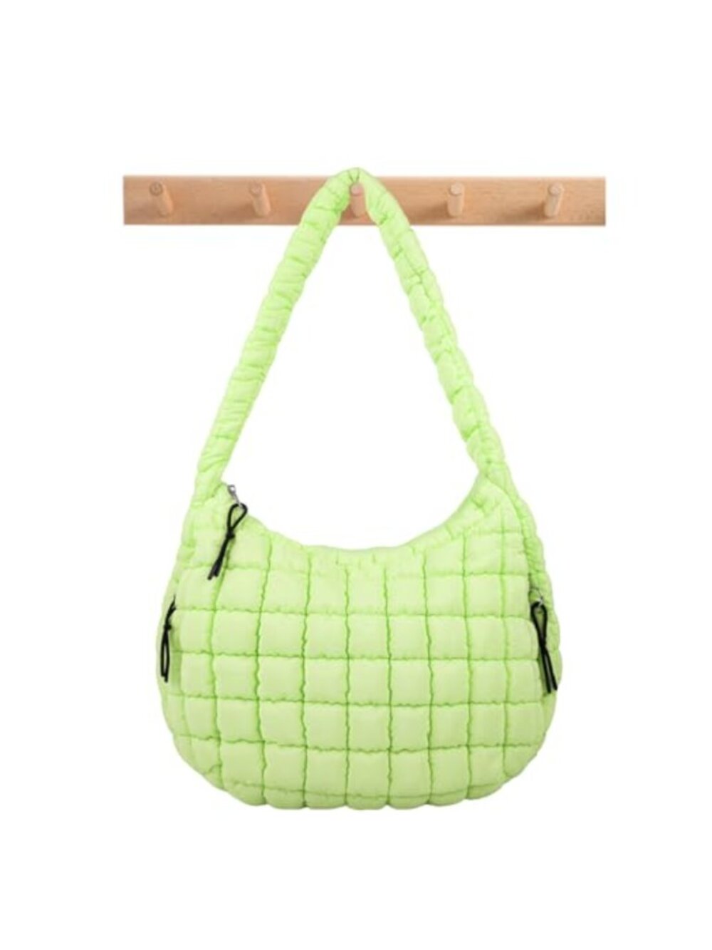 Quilted Puffer Tote Bag Nylon Crossbody Shoulder Hobo Handbag Travel Carryall